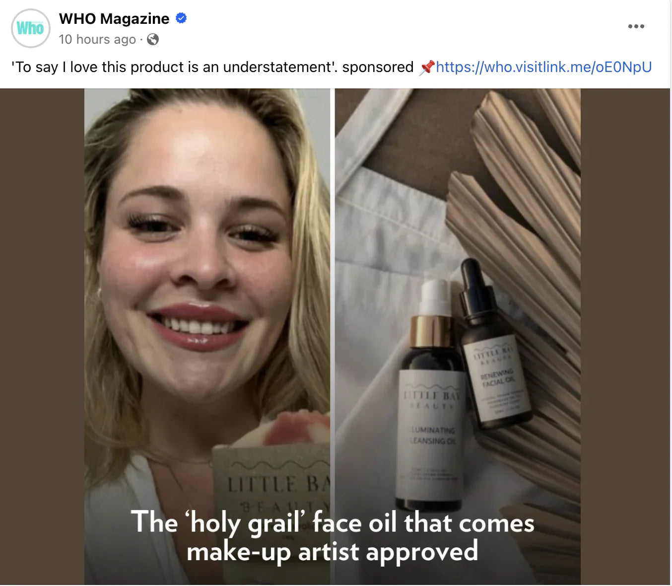 Holy grail’ face oil that is make-up artist approved: ‘Blows my mind
