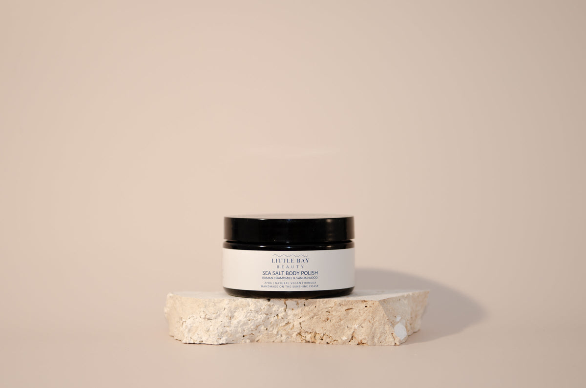 Body Polish Sea Salt Roman Chamomile and Sandalwood 270g