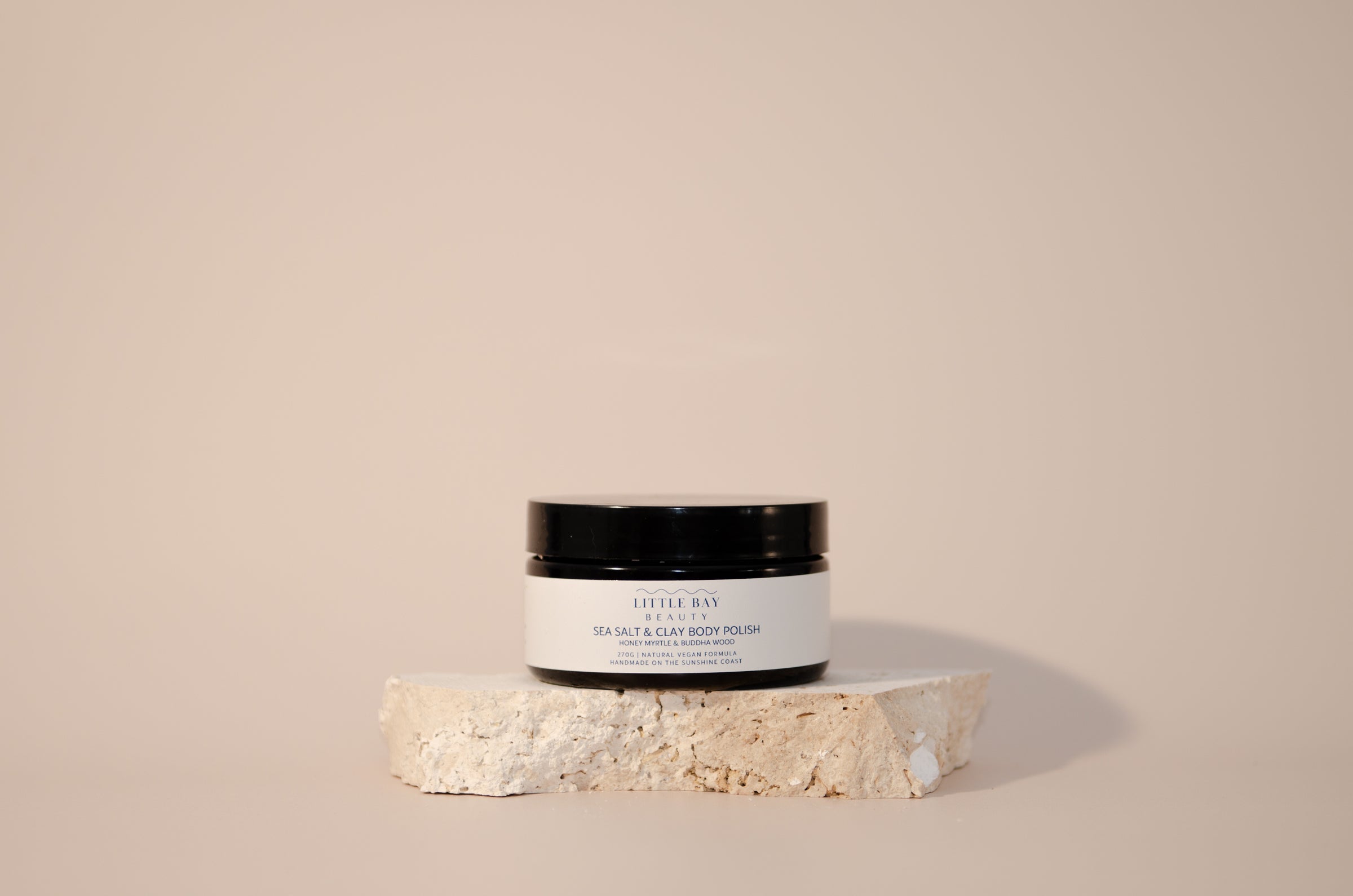 Body Polish Sea Salt & Clay Honey Myrtle and Buddha Wood 270g